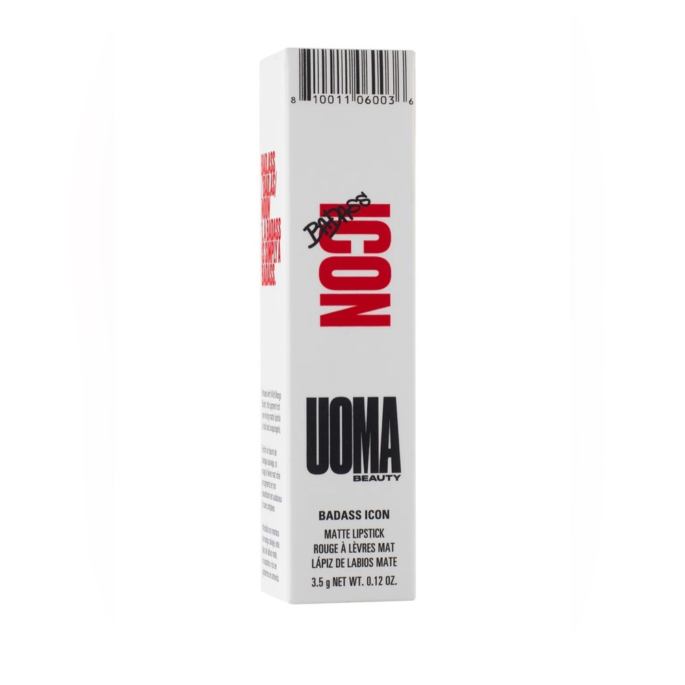 UOMA Beauty Badass Icon Matte Lipstick in “Maya” New in Box - Picture 5 of 10